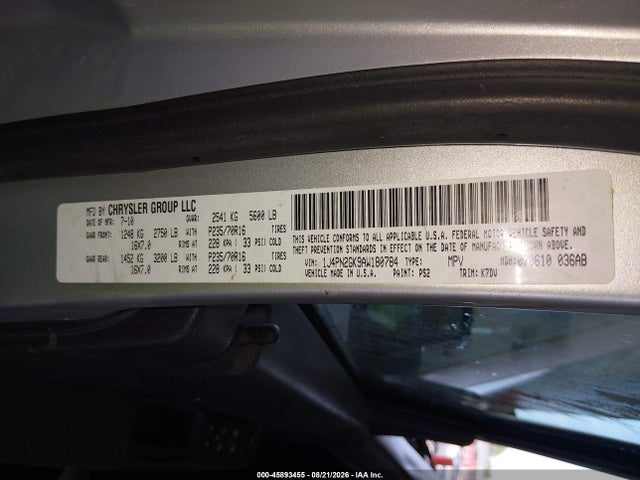 Aukcja sprzedaży 2010 Jeep Liberty Sport, vin: 1J4PN2GK9AW180784, numer aukcji: 45893455