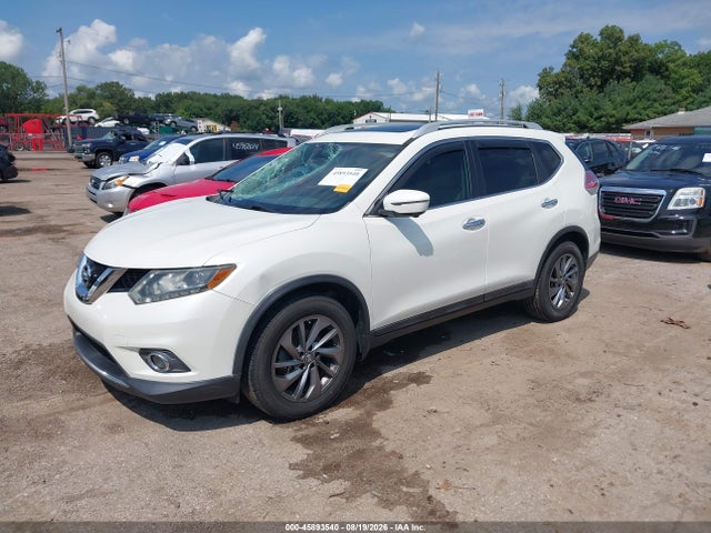 Продаж на аукціоні авто 2016 Nissan Rogue Sl, vin: 5N1AT2MT1GC747736, номер лоту: 45893540