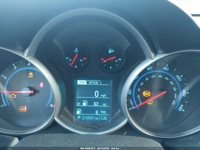 2014 Chevrolet Cruze Ls Auto მანქანა იყიდება აუქციონზე, vin: 1G1PA5SH1E7267926, აუქციონის ნომერი: 45893572