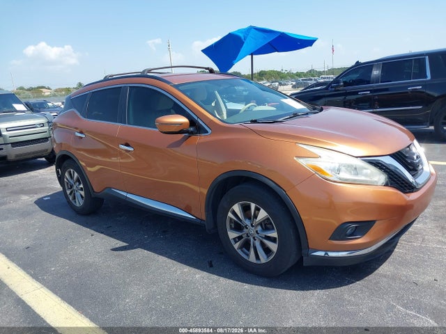 Продажа на аукционе авто 2016 Nissan Murano Sv, vin: 5N1AZ2MG9GN109692, номер лота: 45893584