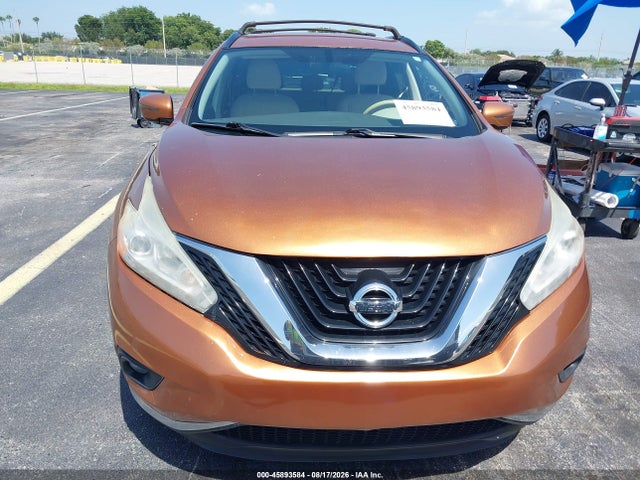 Продаж на аукціоні авто 2016 Nissan Murano Sv, vin: 5N1AZ2MG9GN109692, номер лоту: 45893584