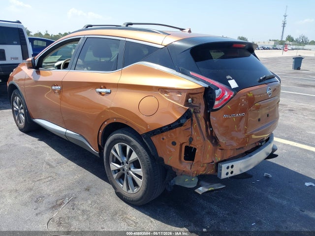 Продаж на аукціоні авто 2016 Nissan Murano Sv, vin: 5N1AZ2MG9GN109692, номер лоту: 45893584