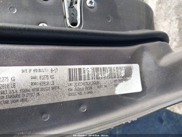 45893611 :رقم المزاد ، 2C3CDXBG9JH126069 vin ، 2018 Dodge Charger Sxt Rwd مزاد بيع