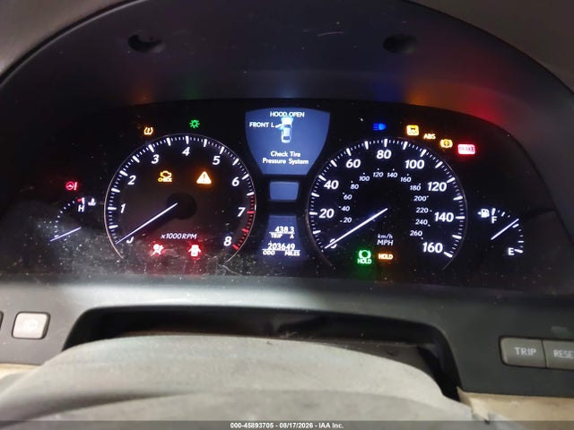 45893705 :رقم المزاد ، JTHBL46F375010262 vin ، 2007 Lexus Ls 460 مزاد بيع