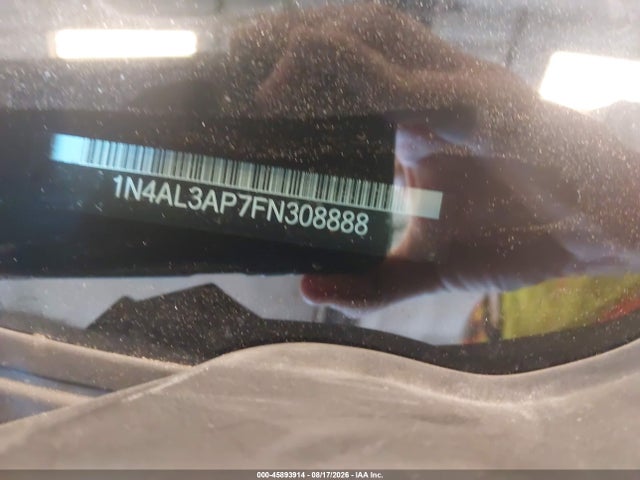 45893914 :رقم المزاد ، 1N4AL3AP7FN308888 vin ، 2015 Nissan Altima 2.5 S مزاد بيع