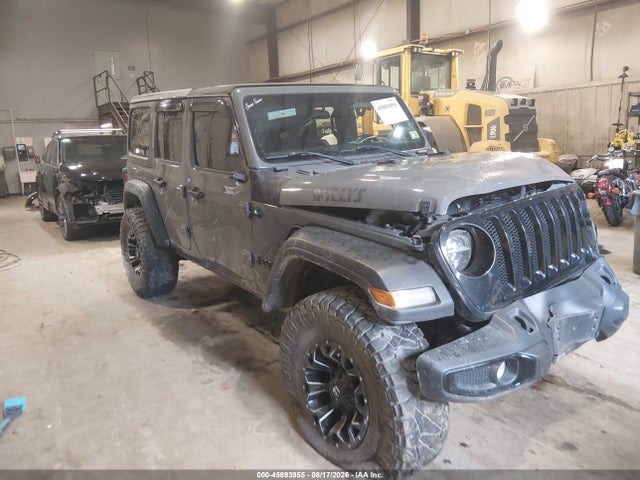Продажа на аукционе авто 2021 Jeep Wrangler Unlimited Willys 4x4, vin: 1C4HJXDG9MW759359, номер лота: 45893955