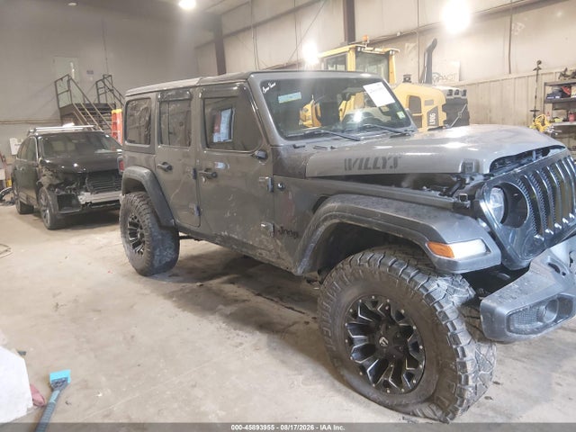 2021 Jeep Wrangler Unlimited Willys 4x4 მანქანა იყიდება აუქციონზე, vin: 1C4HJXDG9MW759359, აუქციონის ნომერი: 45893955