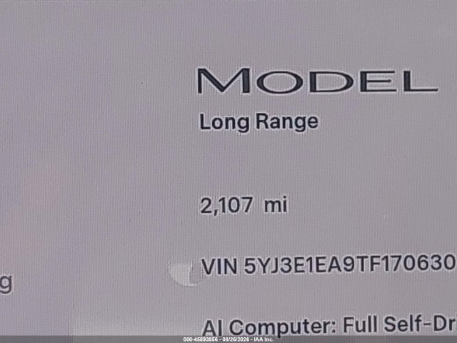Tesla MODEL 3 2026 5YJ3E1EA9TF170630 Image 15