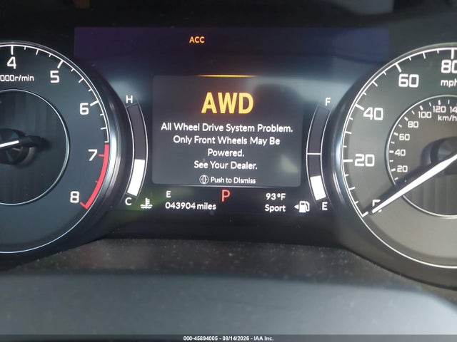 Aukcja sprzedaży 2021 Acura Rdx Standard, vin: 5J8TC2H39ML017190, numer aukcji: 45894005