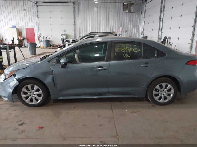 2022 Toyota Corolla Le მანქანა იყიდება აუქციონზე, vin: 5YFEPMAE8NP311109, აუქციონის ნომერი: 45894024