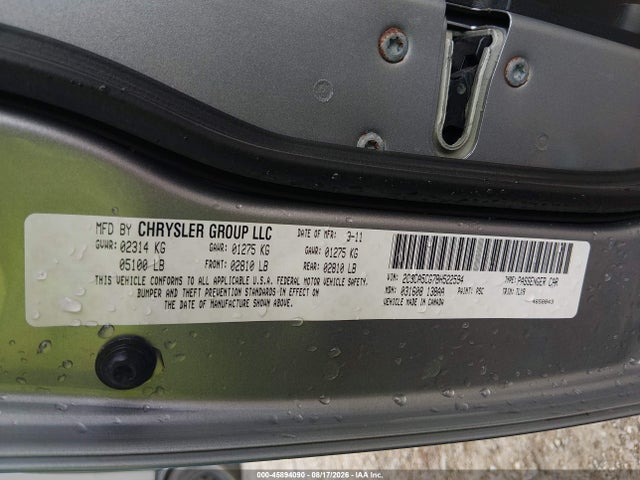 Aukcja sprzedaży 2011 Chrysler 300 Limited, vin: 2C3CA5CG7BH522594, numer aukcji: 45894090