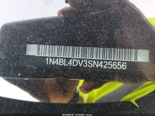 Aukcja sprzedaży 2025 Nissan Altima Sv Fwd, vin: 1N4BL4DV3SN425656, numer aukcji: 45894105