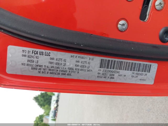 2C3CDZAG4GH323401 Dodge Challenger Sxt