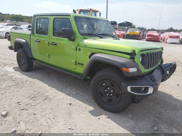 45894148 :رقم المزاد ، 1C6PJTAG9SL543705 vin ، 2025 Jeep Gladiator Sport مزاد بيع