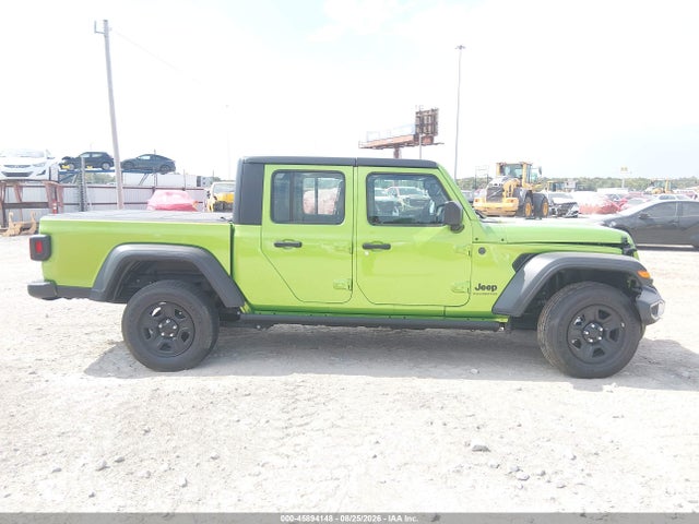 45894148 :رقم المزاد ، 1C6PJTAG9SL543705 vin ، 2025 Jeep Gladiator Sport مزاد بيع