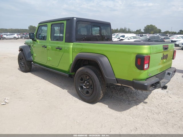 45894148 :رقم المزاد ، 1C6PJTAG9SL543705 vin ، 2025 Jeep Gladiator Sport مزاد بيع