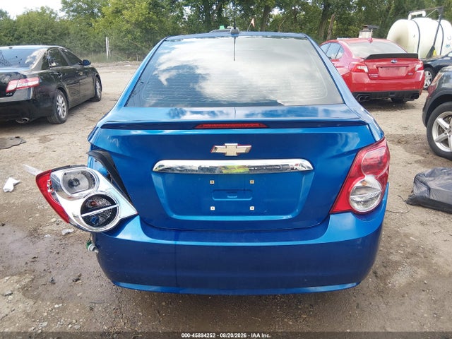 2016 Chevrolet Sonic Lt Auto მანქანა იყიდება აუქციონზე, vin: 1G1JC5SH3G4127591, აუქციონის ნომერი: 45894252
