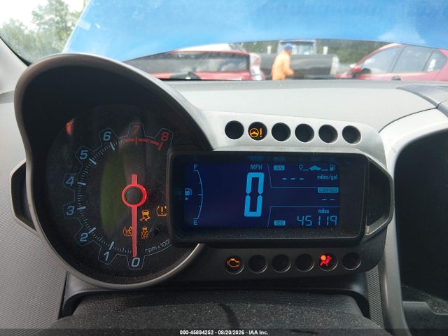 2016 Chevrolet Sonic Lt Auto მანქანა იყიდება აუქციონზე, vin: 1G1JC5SH3G4127591, აუქციონის ნომერი: 45894252