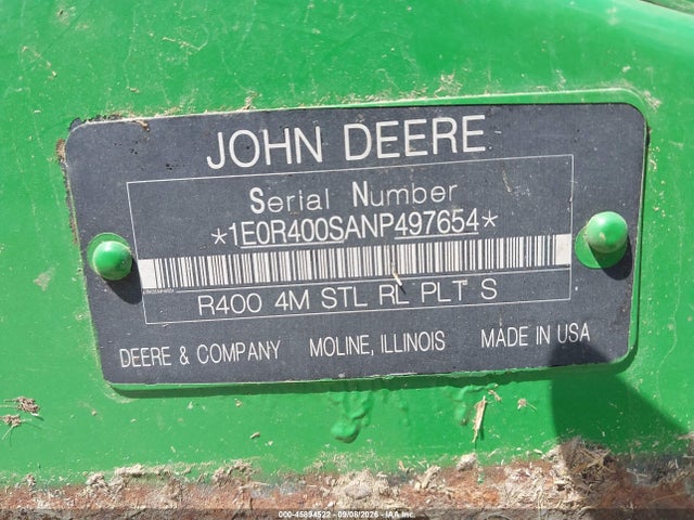 Aukcja sprzedaży 2023 John Deere R400 Header, vin: 1e0r400sanp497654, numer aukcji: 45894522
