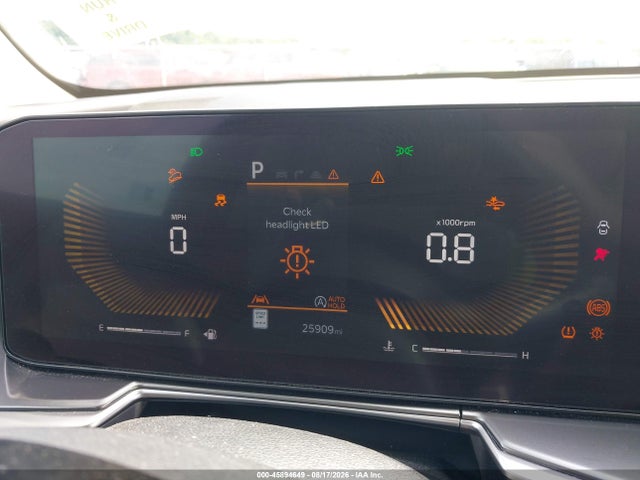 2025 Kia Sorento Ex მანქანა იყიდება აუქციონზე, vin: 5XYRH4JF6SG345296, აუქციონის ნომერი: 45894649