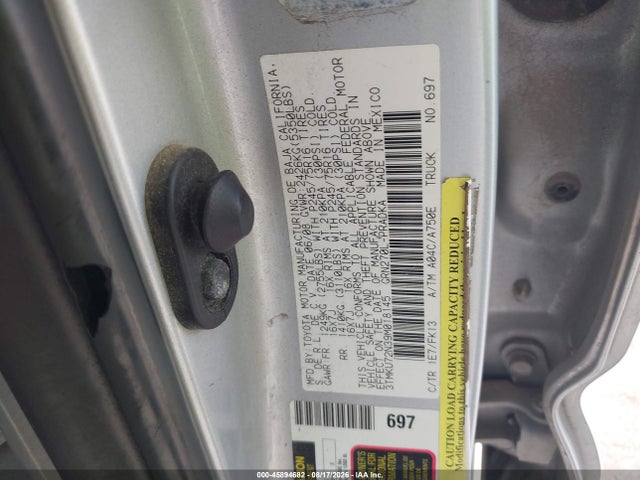 Продаж на аукціоні авто 2009 Toyota Tacoma Prerunner V6, vin: 3TMKU72N39M018145, номер лоту: 45894682