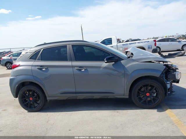 2021 Hyundai Kona Night მანქანა იყიდება აუქციონზე, vin: KM8K6CA50MU719312, აუქციონის ნომერი: 45894758