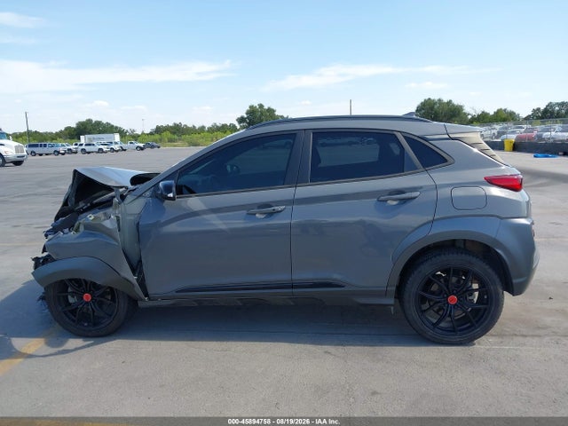 2021 Hyundai Kona Night მანქანა იყიდება აუქციონზე, vin: KM8K6CA50MU719312, აუქციონის ნომერი: 45894758
