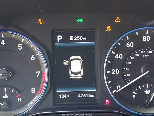 2021 Hyundai Kona Night მანქანა იყიდება აუქციონზე, vin: KM8K6CA50MU719312, აუქციონის ნომერი: 45894758
