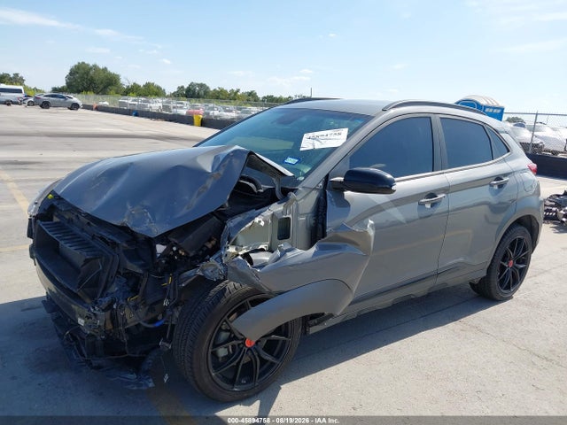 2021 Hyundai Kona Night მანქანა იყიდება აუქციონზე, vin: KM8K6CA50MU719312, აუქციონის ნომერი: 45894758