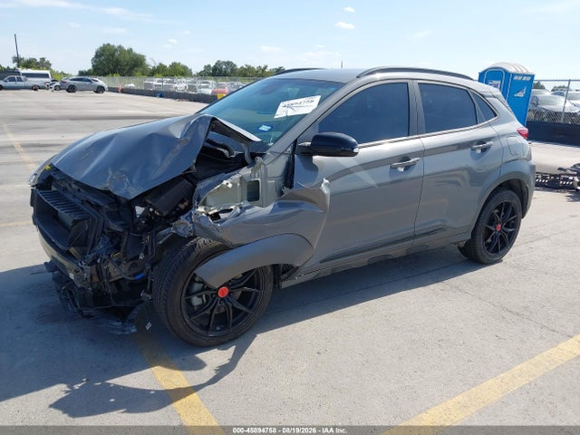 2021 Hyundai Kona Night მანქანა იყიდება აუქციონზე, vin: KM8K6CA50MU719312, აუქციონის ნომერი: 45894758