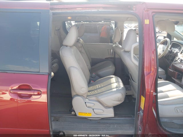 2012 Toyota Sienna Xle V6 8 Passenger მანქანა იყიდება აუქციონზე, vin: 5TDYK3DC8CS263115, აუქციონის ნომერი: 45894878