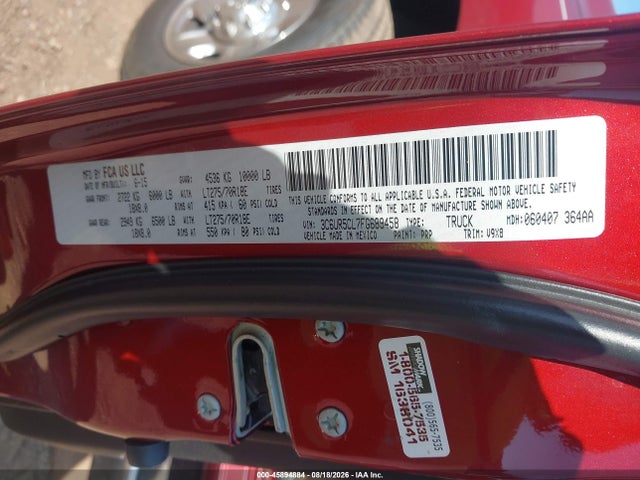 Продажа на аукционе авто 2015 Ram 2500 Tradesman, vin: 3C6UR5CL7FG689458, номер лота: 45894884