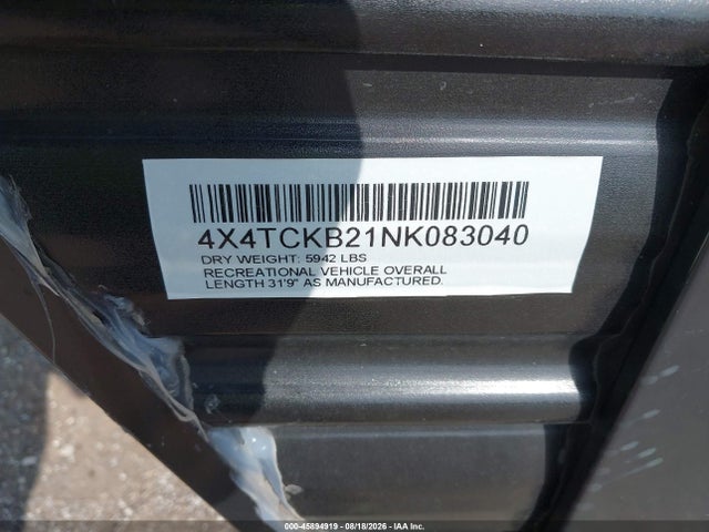 Продаж на аукціоні авто 2022 Cherokee Other, vin: 4X4TCKB21NK083040, номер лоту: 45894919