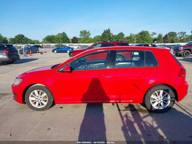 45894982 :رقم المزاد ، 3VW217AU1GM065203 vin ، 2016 Volkswagen Golf Tsi S 4-door مزاد بيع