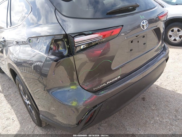 2022 Toyota Highlander Xle მანქანა იყიდება აუქციონზე, vin: 5TDGZRBH2NS211877, აუქციონის ნომერი: 45894999