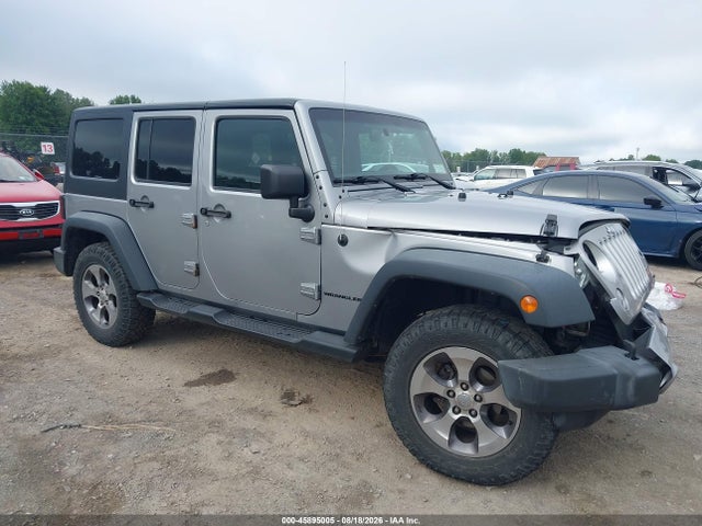Продажа на аукционе авто 2016 Jeep Wrangler Unlimited Sahara, vin: 1C4BJWEG9GL165858, номер лота: 45895005