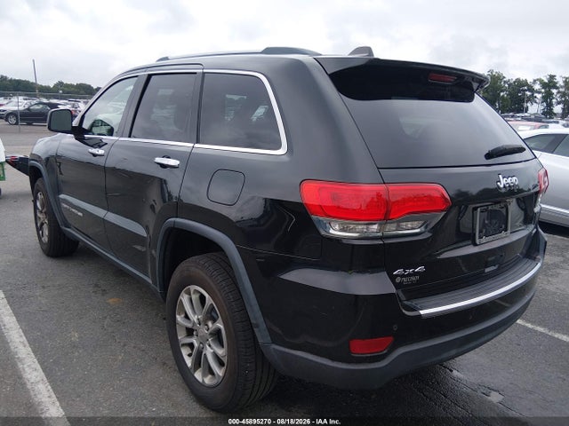 Продаж на аукціоні авто 2015 Jeep Grand Cherokee Limited, vin: 1C4RJFBG5FC933773, номер лоту: 45895270
