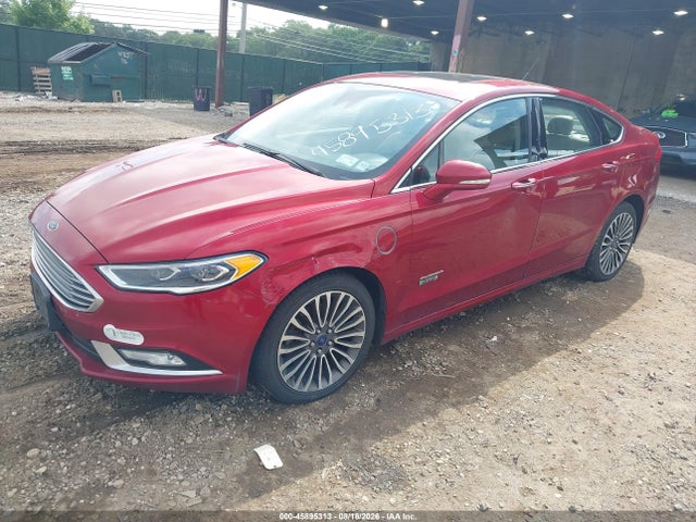 45895313 :رقم المزاد ، 3FA6P0SU7HR320178 vin ، 2017 Ford Fusion Energi Titanium مزاد بيع
