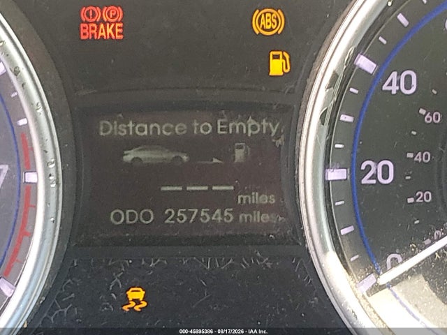 45895386 :رقم المزاد ، 5NPEC4AB5BH318075 vin ، 2011 Hyundai Sonata Se 2.0t مزاد بيع