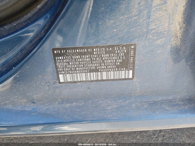 45895414 :رقم المزاد ، 3VWC57BUXKM050957 vin ، 2019 Volkswagen Jetta 1.4t R-line/1.4t S/1.4t Se مزاد بيع