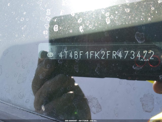 Toyota CAMRY LE 2015 4T4BF1FK2FR473472 Image 9
