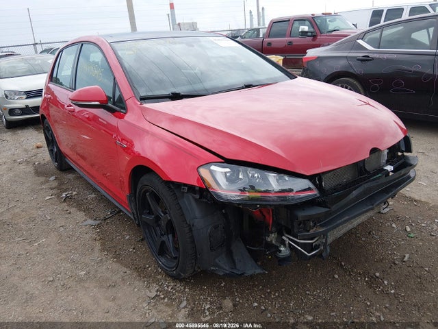 2015 Volkswagen Golf Gti 2.0t Se 4-door მანქანა იყიდება აუქციონზე, vin: 3VW4T7AU1FM016519, აუქციონის ნომერი: 45895545