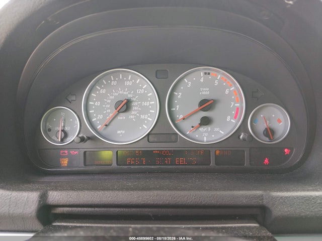 Aukcja sprzedaży 2002 Bmw X5 4.6is, vin: 5UXFB93562LN78460, numer aukcji: 45895602
