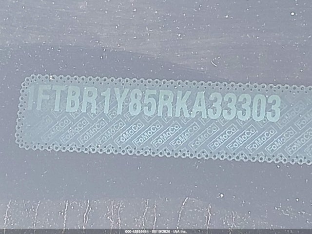 45895664 :رقم المزاد ، 1FTBR1Y85RKA33303 vin ، 2024 Ford Transit-250 مزاد بيع