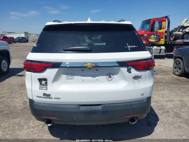 2022 Chevrolet Traverse Awd Lt Leather მანქანა იყიდება აუქციონზე, vin: 1GNEVHKW2NJ115117, აუქციონის ნომერი: 45895833