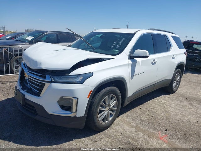 2022 Chevrolet Traverse Awd Lt Leather მანქანა იყიდება აუქციონზე, vin: 1GNEVHKW2NJ115117, აუქციონის ნომერი: 45895833