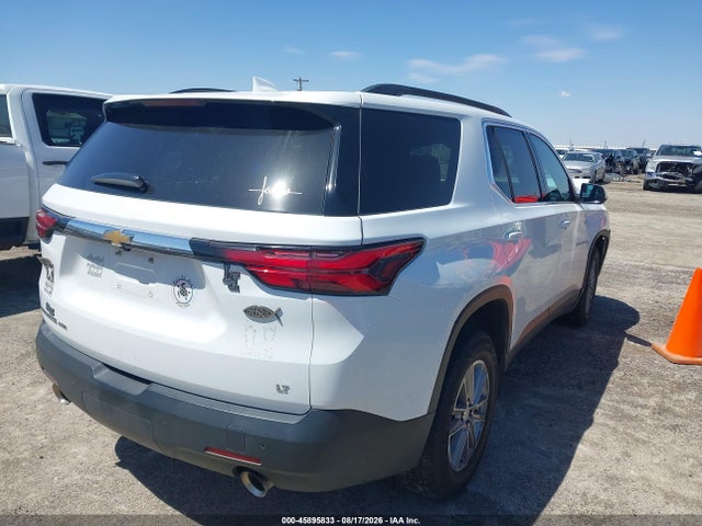 2022 Chevrolet Traverse Awd Lt Leather მანქანა იყიდება აუქციონზე, vin: 1GNEVHKW2NJ115117, აუქციონის ნომერი: 45895833