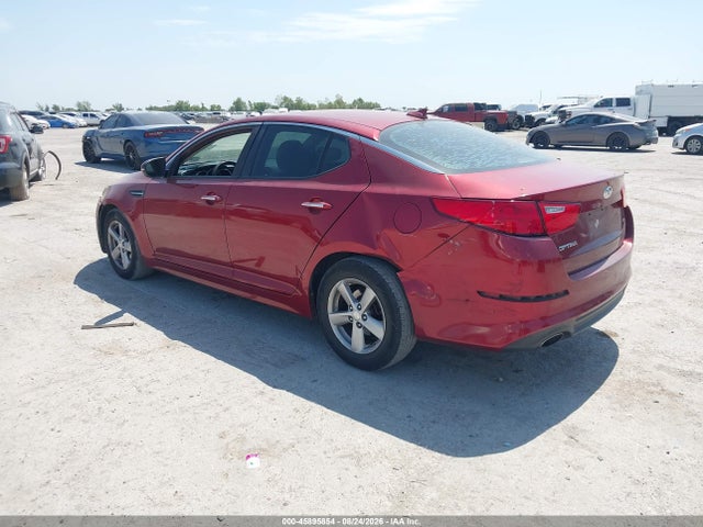 2014 Kia Optima Lx მანქანა იყიდება აუქციონზე, vin: 5XXGM4A73EG297809, აუქციონის ნომერი: 45895854