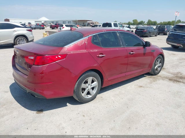 2014 Kia Optima Lx მანქანა იყიდება აუქციონზე, vin: 5XXGM4A73EG297809, აუქციონის ნომერი: 45895854