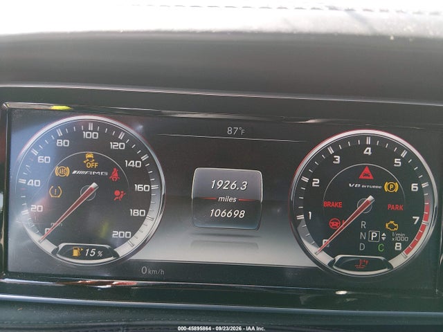 Продаж на аукціоні авто 2015 Mercedes-benz S 63 Amg 4matic, vin: WDDUG7JB3FA159819, номер лоту: 45895864